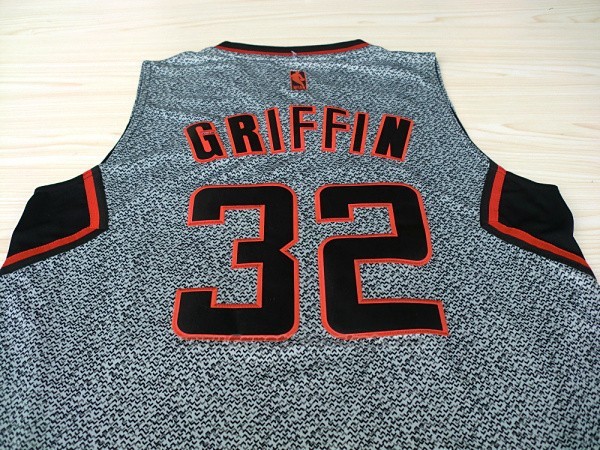 Maglia Moda Statico Los Angeles Clippers Blake Griffin #32 Grigio